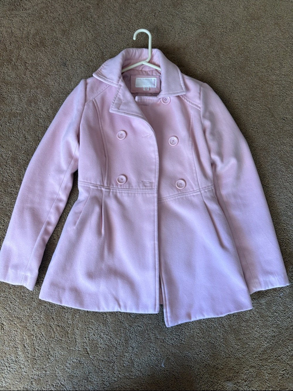 Xhilaration Soft Pink Double-Breasted Coat